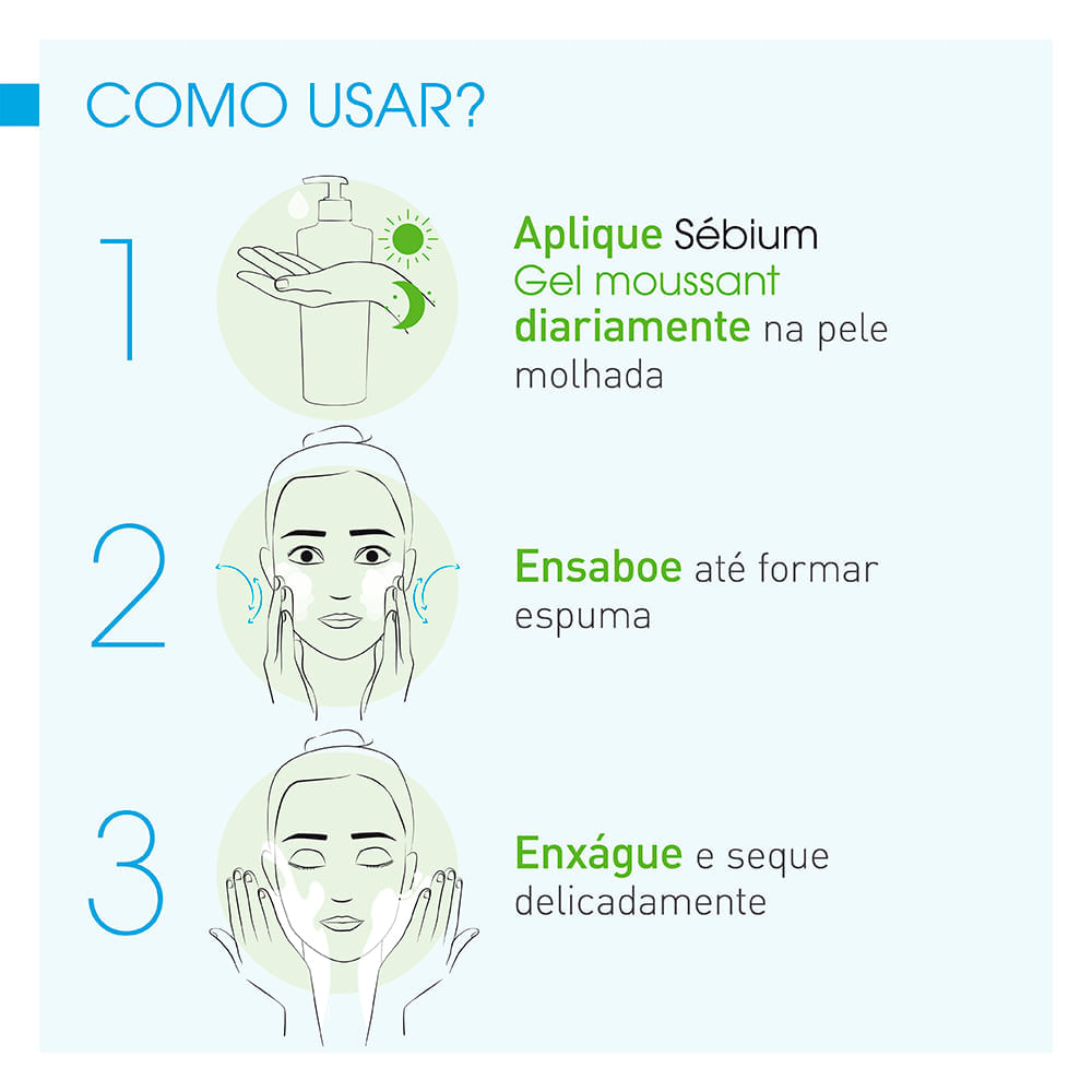 Gel de Limpeza Facial Bioderma Sébium Moussant 500 ml