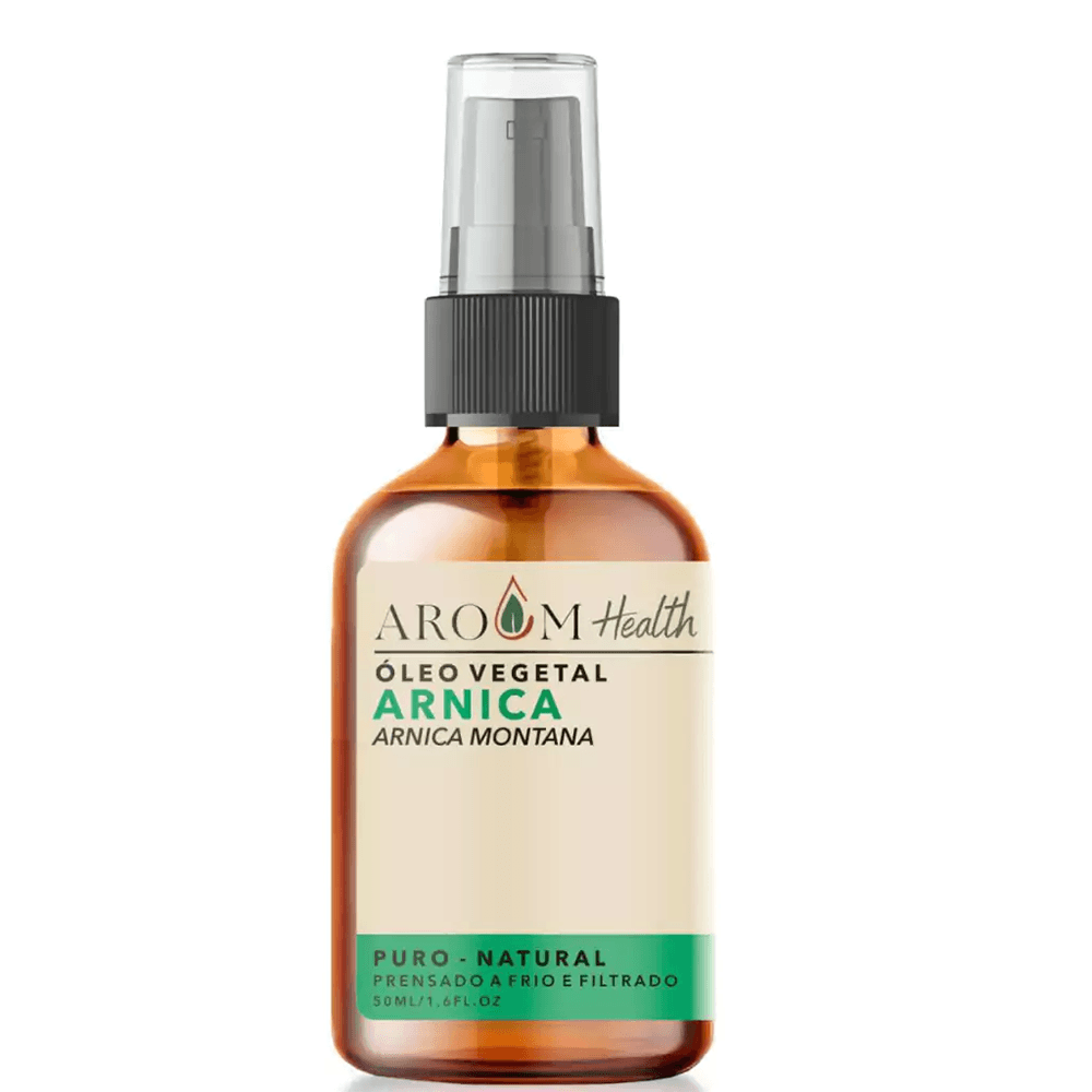 Óleo de Arnica Montana Puro 100% natural 50 ml Aroom Health