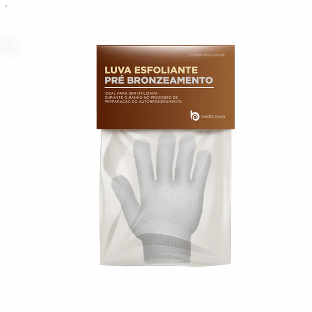 Luva Esfoliante Pré Bronzeamento Best Bronze 1 Unidade