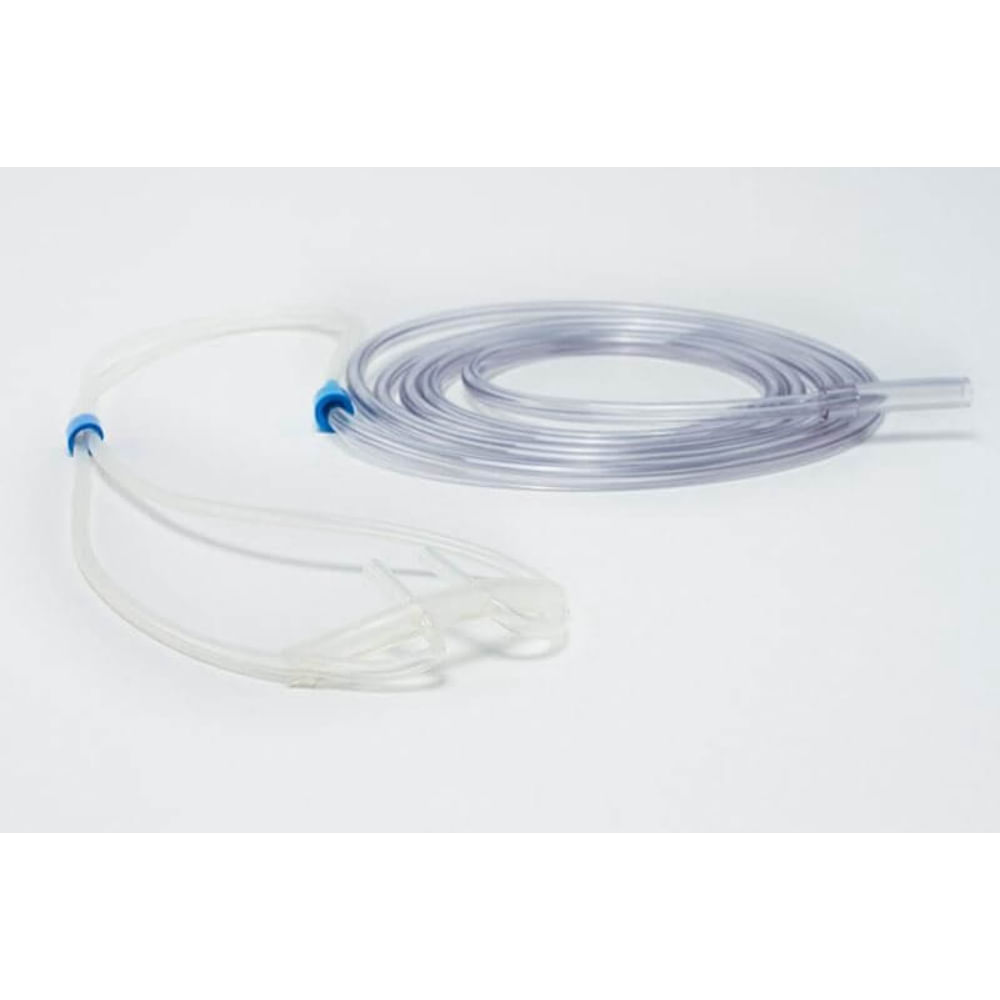 Cânula Nasal para Oxigenoterapia Pediátrico Estéril 09 FR Extensão 2,10m GMI 09FR Extensão 2,10m
