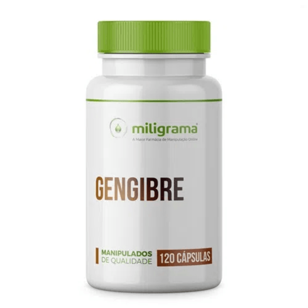 Gengibre 400mg 120 Cápsulas