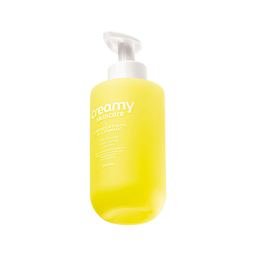 Limpador Facial Glicerinado Creamy 200ml
