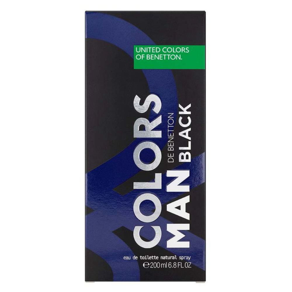 Perfume Masculino United Colors Black Benetton 200ml