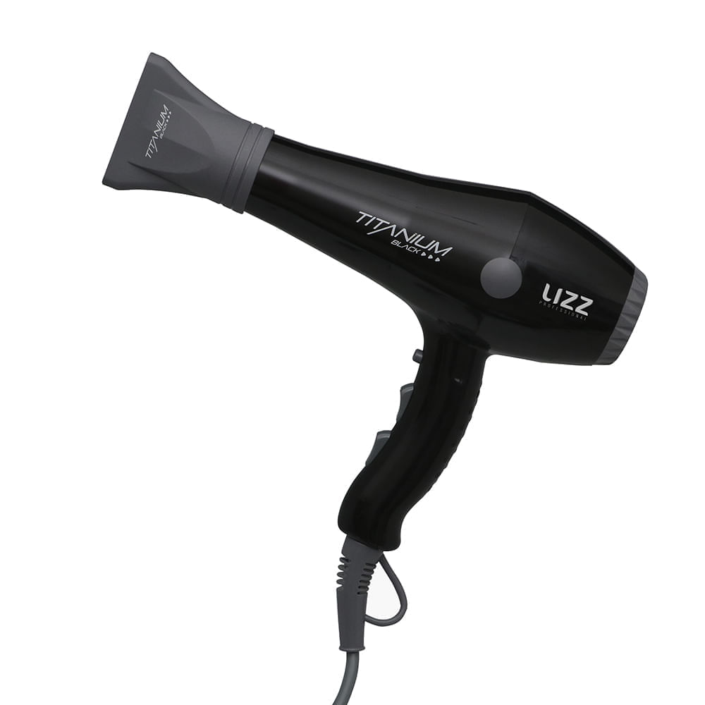 Secador De Cabelo Profissional Titanium Black Lizz 220v