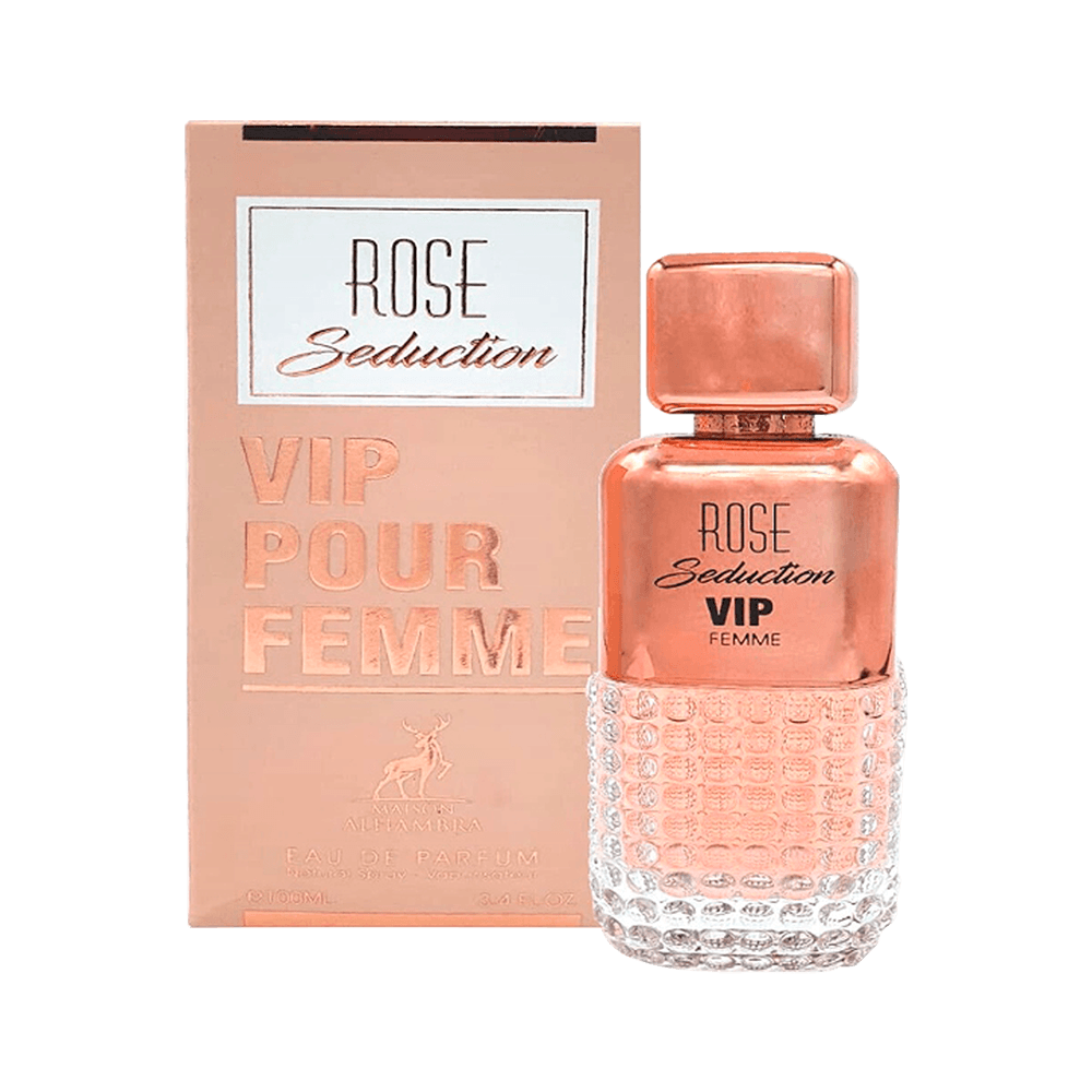 Perfume Feminino Rose Seduction VIP Maison Alhambra 100ml