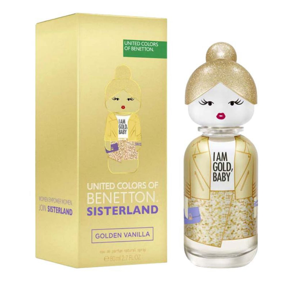 Perfume Feminino Sisterland Golden Vanilla Benetton 80ml