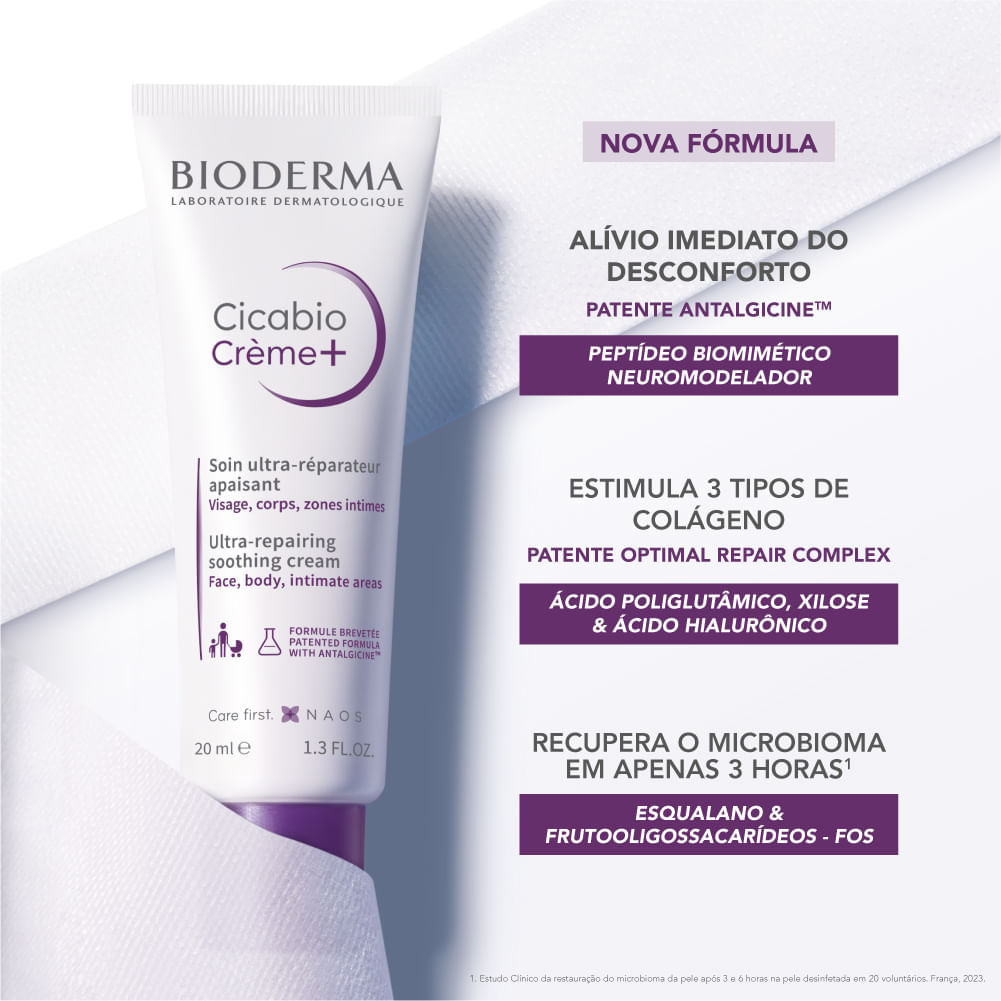 Bioderma Cicabio Crème+ Ultra Reparador Creme 20ml