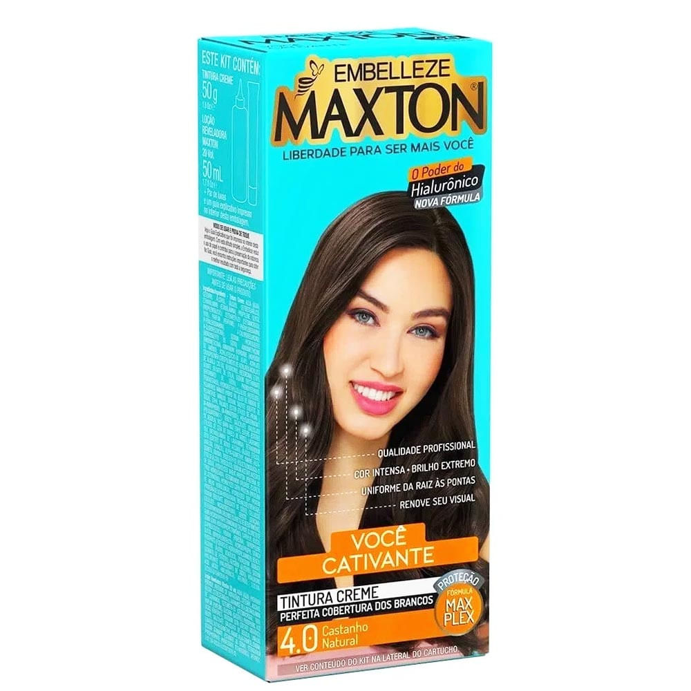 Tintura Maxton 4.0 Castanho Natural