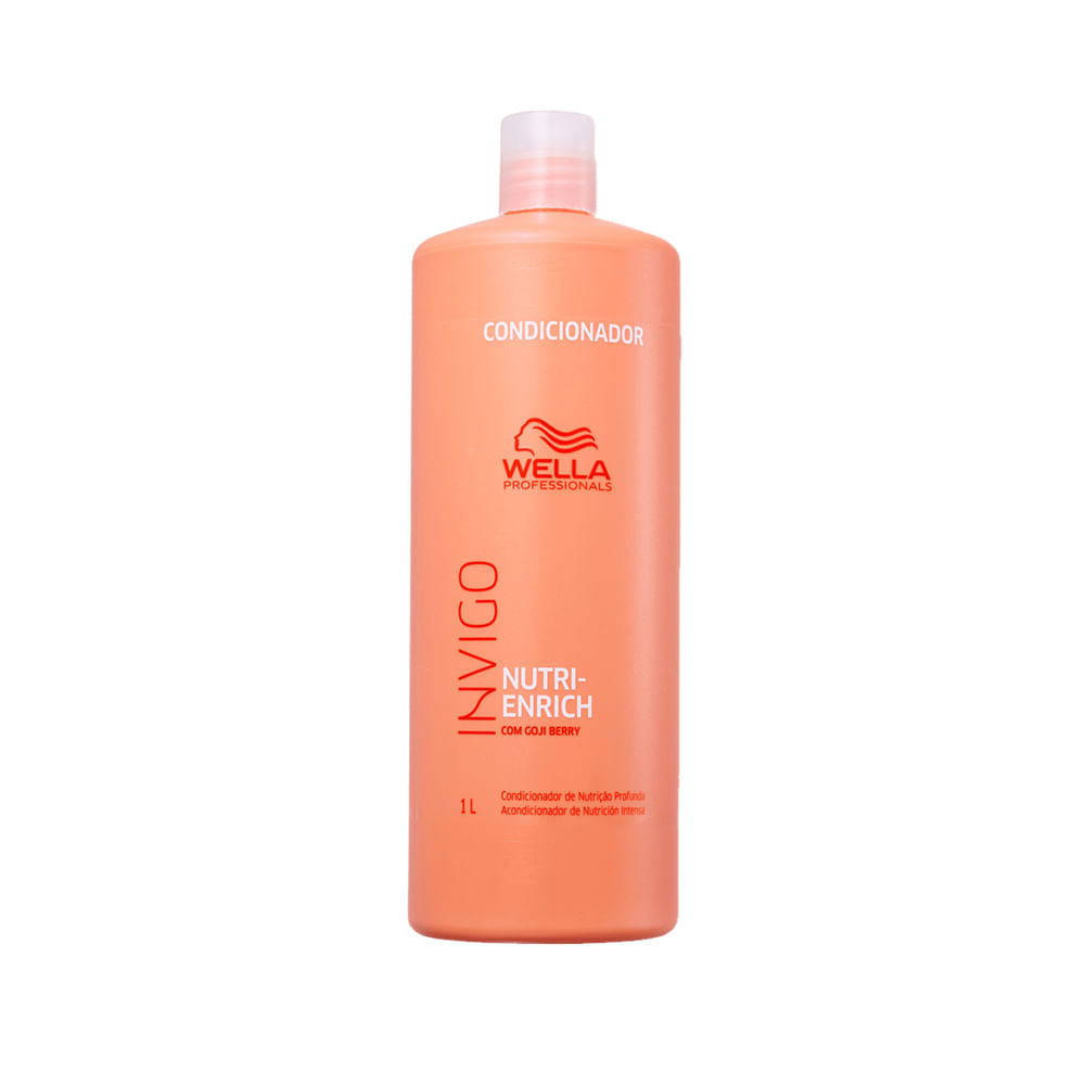 Kit Wella Professionals Invigo Nutri Enrich - Shampoo 1000 ml + Condicionador 1000 ml + Máscara 500 ml + Leave-in 150 ml