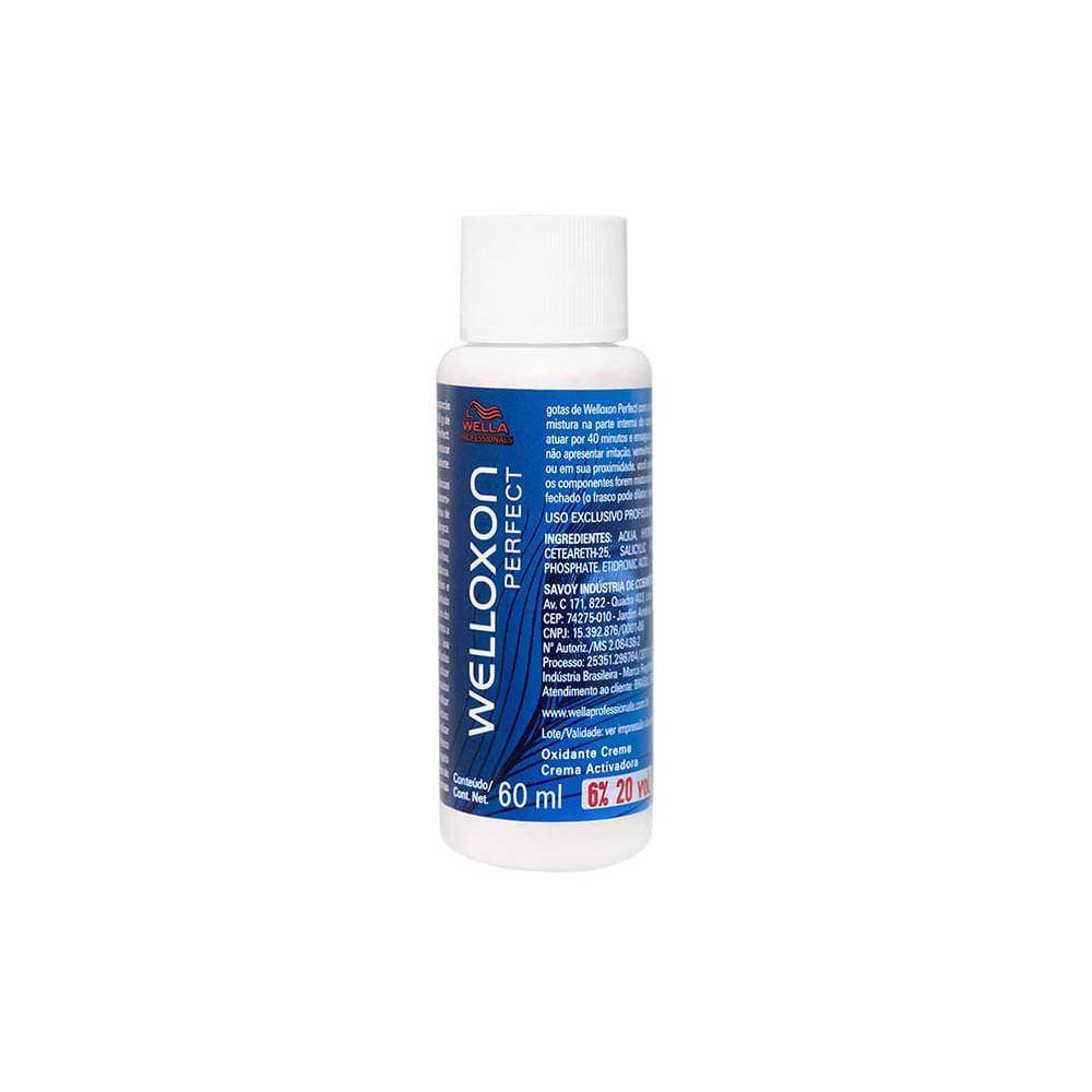 Emulsão Oxidante Wella Professionals Welloxon Perfect 20 Volumes 60 ml