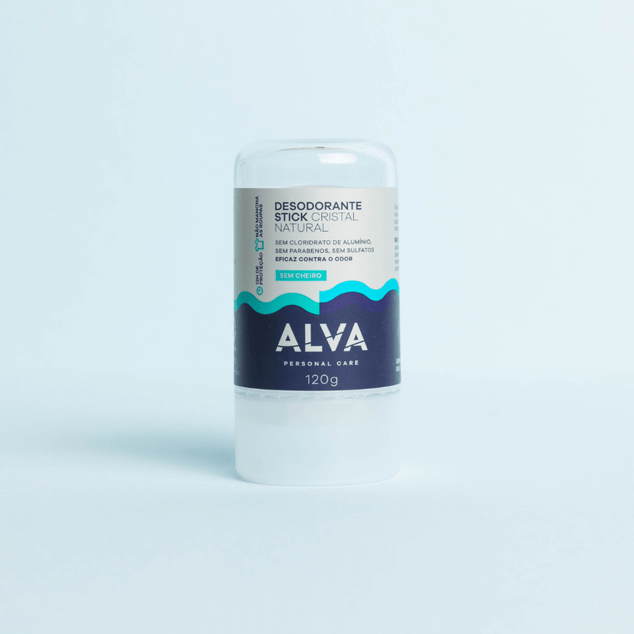 Desodorante Stick Alva Pedra Cristal Sensitive 1 Unidade 120g