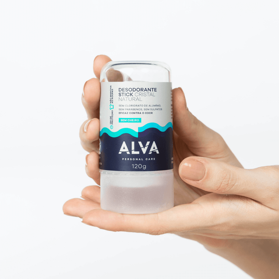 Desodorante Stick Alva Pedra Cristal Sensitive 1 Unidade 120g