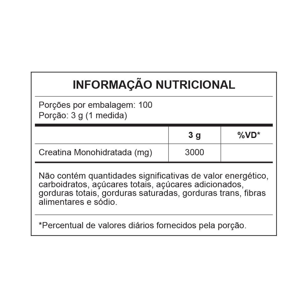 Creatina Monohidratada Central Nutrition 300g