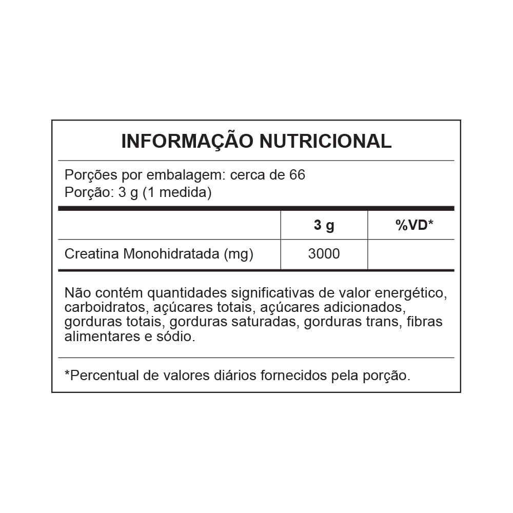 Creatina Monohidratada Central Nutrition 200g