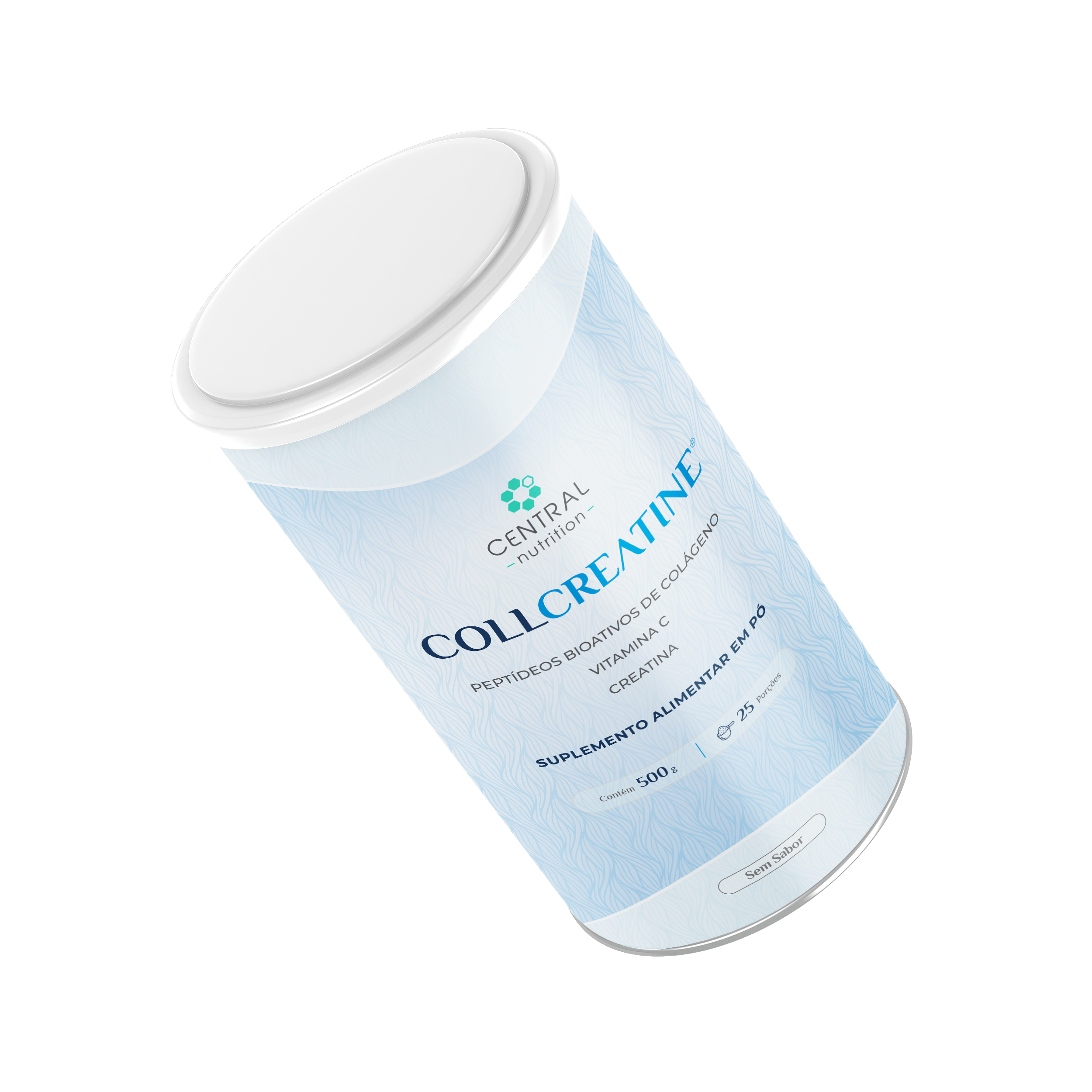 CollCreatine Sem Sabor Central Nutrition 500g