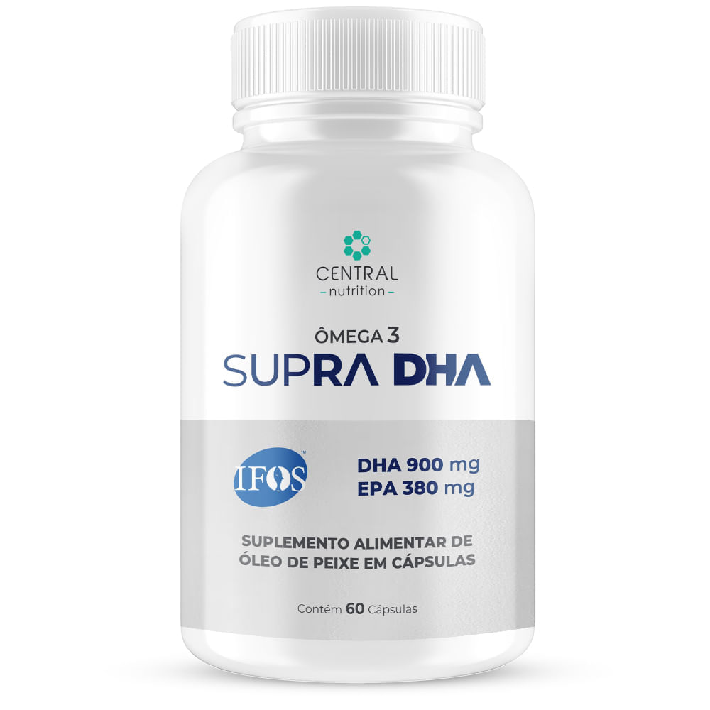 Supra Ômega Central Nutrition 330EPA 220DHA 60 Cápsulas de 1000mg