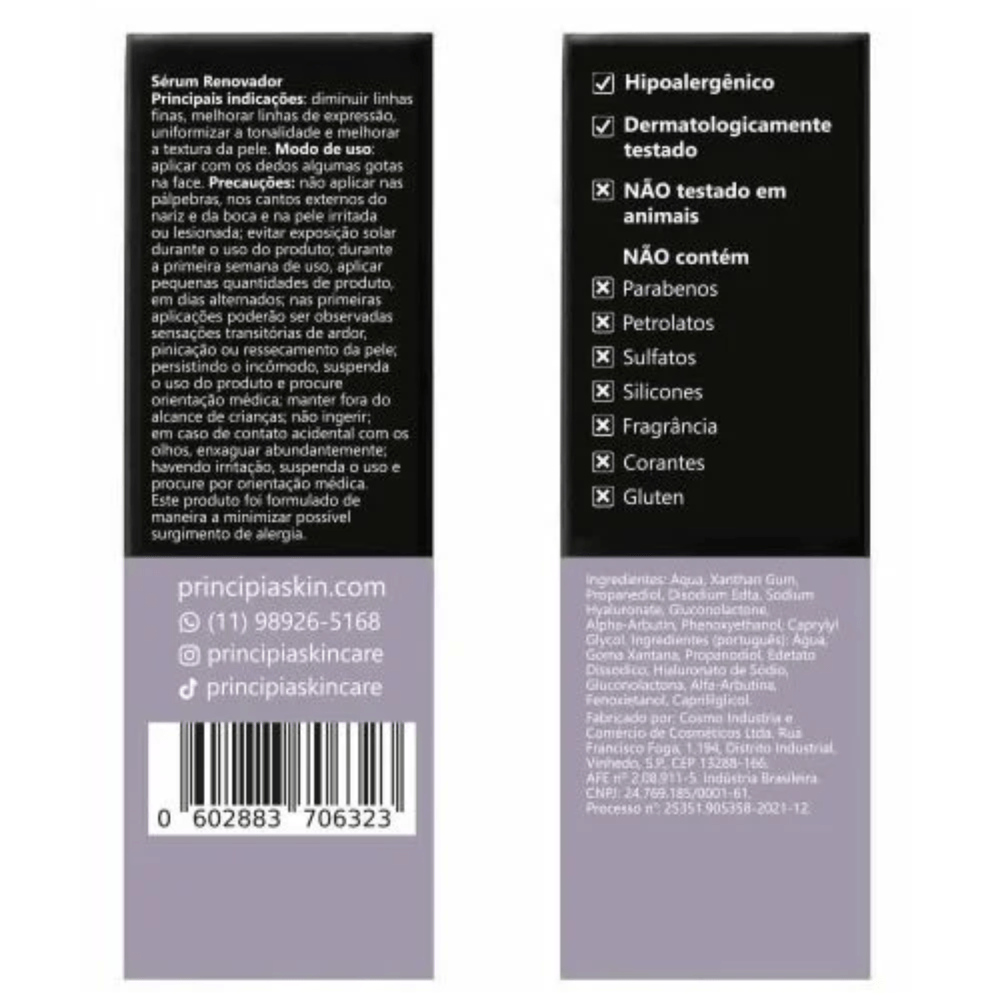 Sérum Alfa Arbutin Principia 30ml
