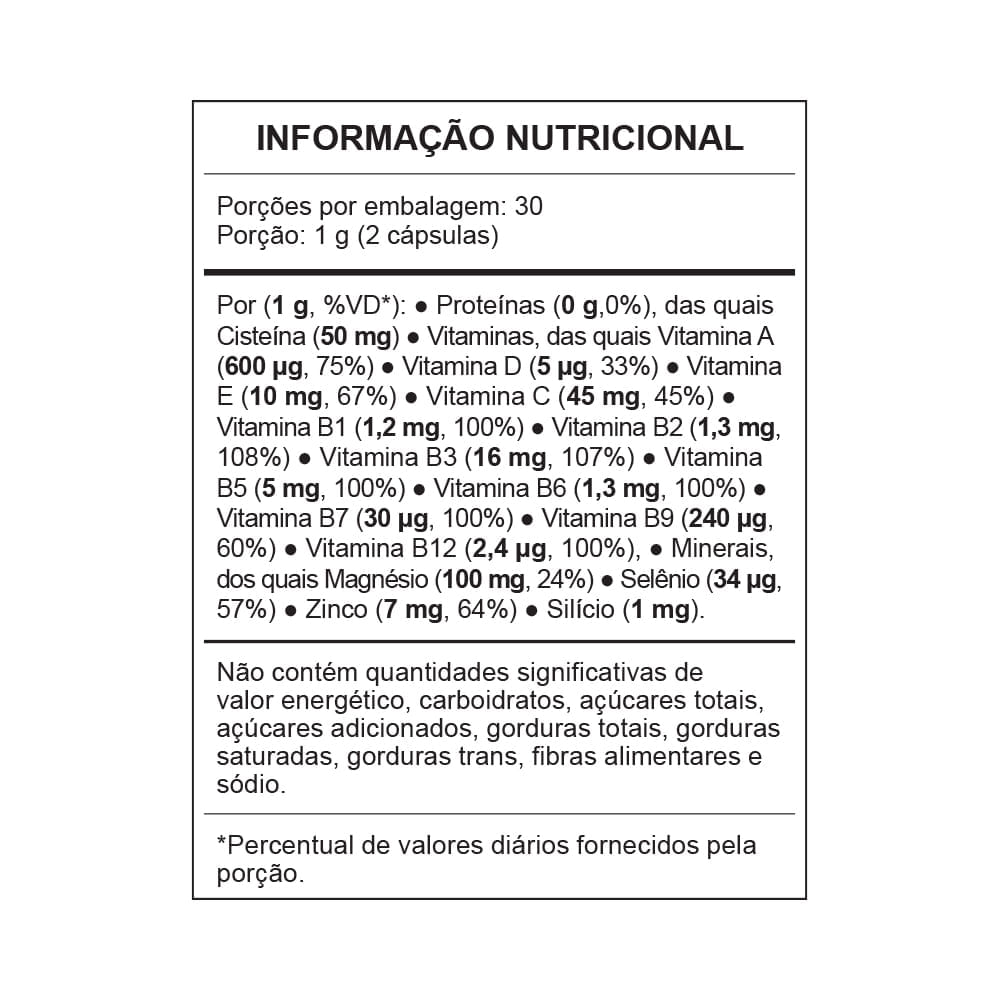 Biocolin Hair 60 Cápsulas de 500mg