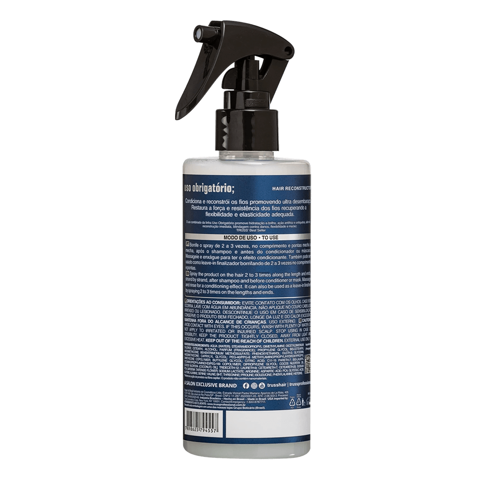 Truss Uso Obrigatório Tratamento Líquido Reconstrutor 260ml