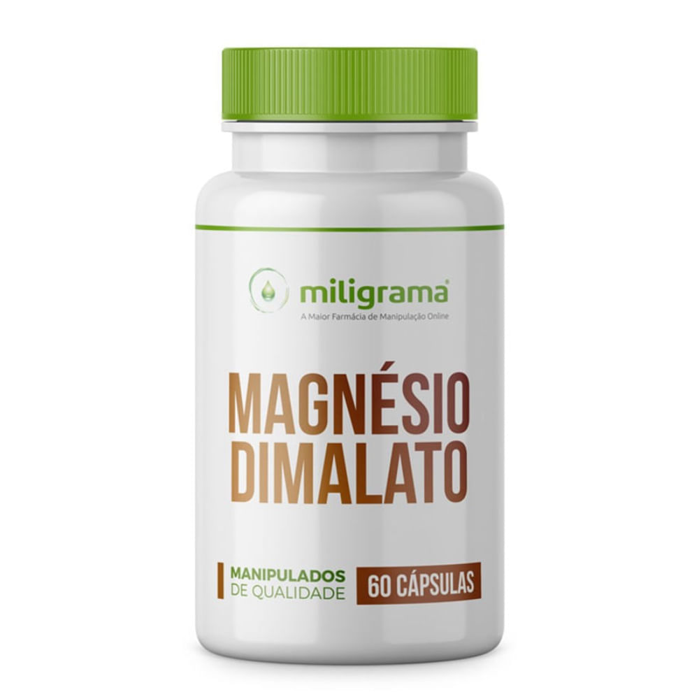 Magnésio Dimalato 400mg 60 Cápsulas