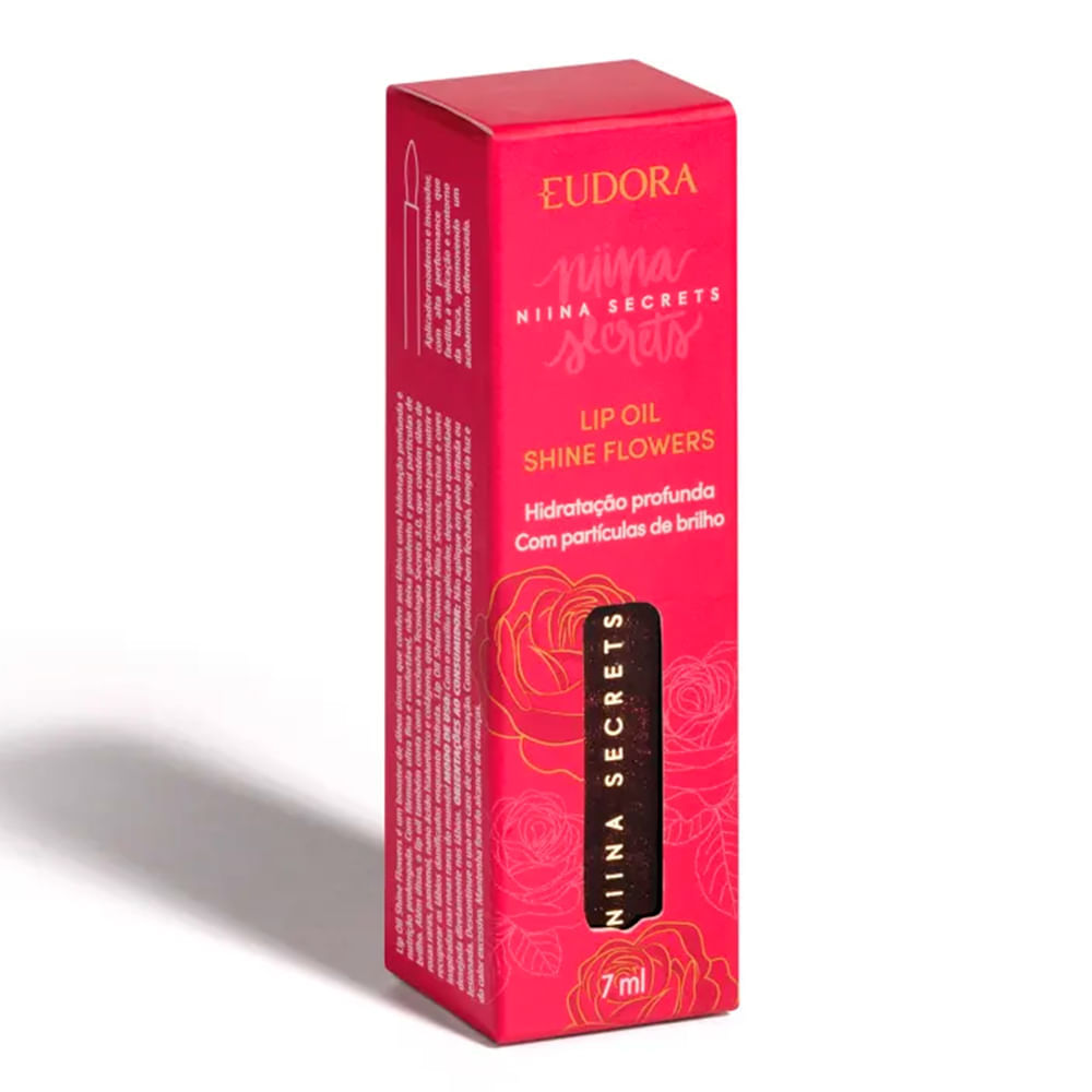 Lip Oil Eudora Shine Flowers Rosa Negra Niina Secrets