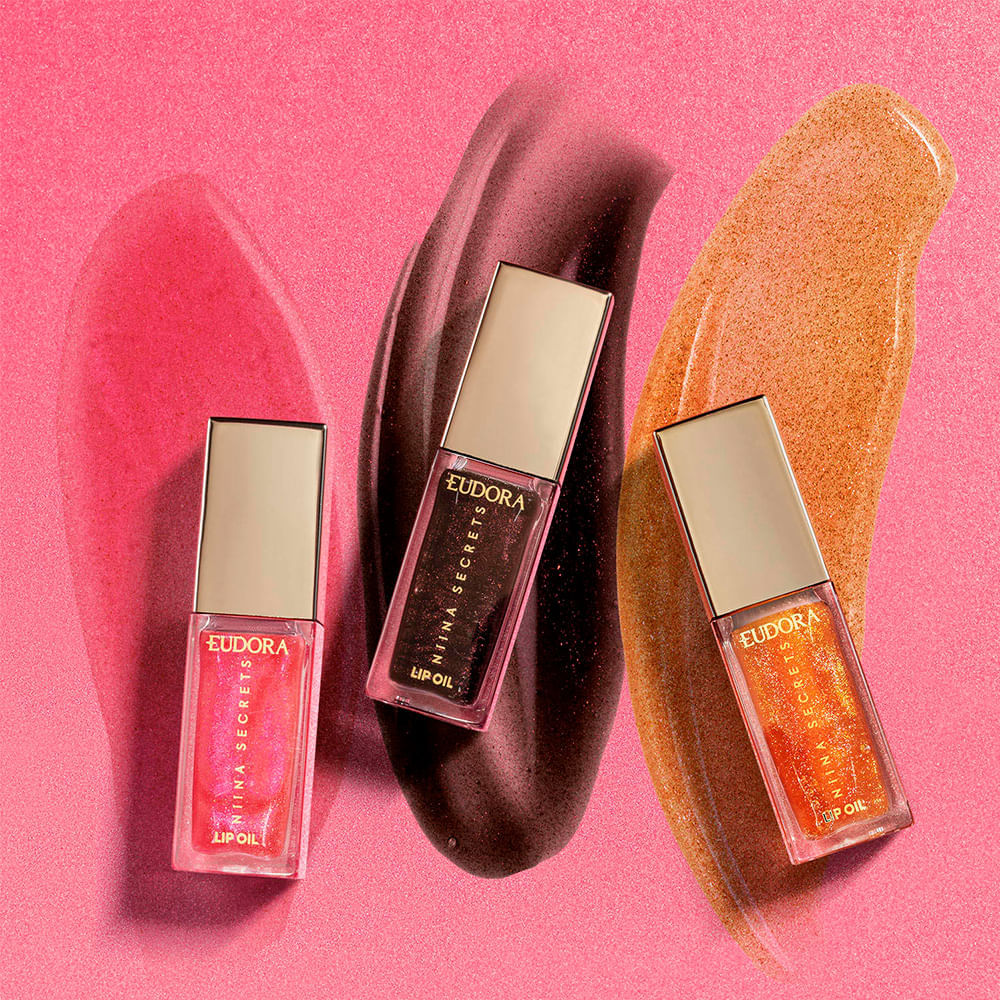 Lip Oil Eudora Shine Flowers Rosa Negra Niina Secrets