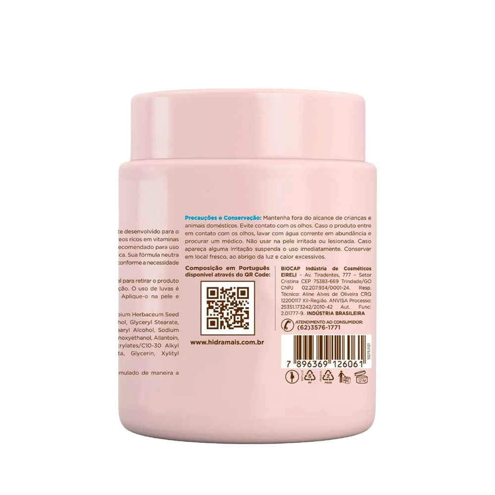 Creme Para Massagem Neutro Hidramais 1Kg