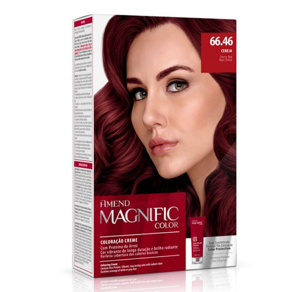Kit Coloração Creme Amend Magnific Cereja 66.46