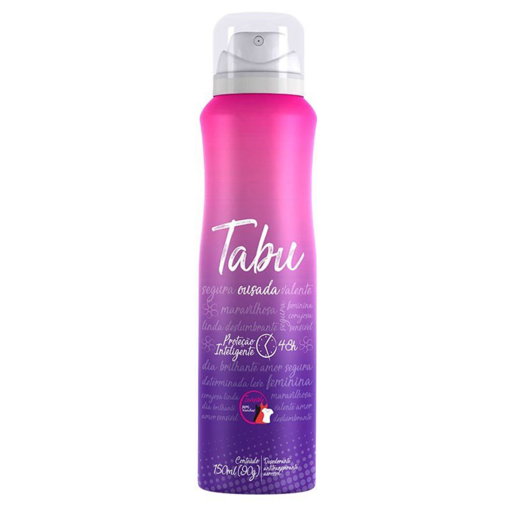 Desodorante Aerosol Tabu Collection Ousada 150ml
