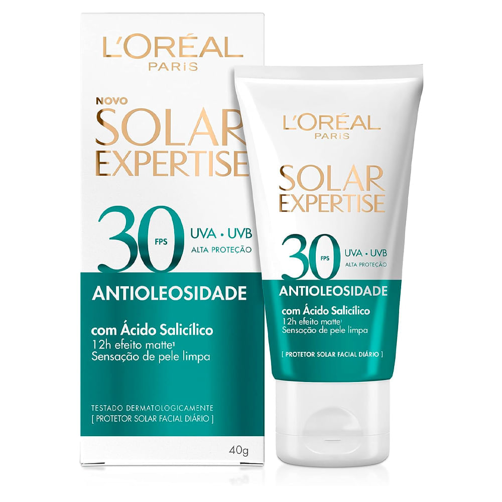Protetor Solar Facial L'oréal Expertise Antioleosidade Fps30 40g