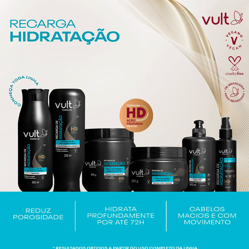 Condicionador Vult Recarga De Hidratação 325ml
