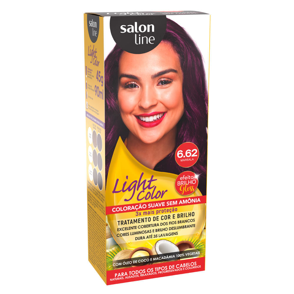 Tintura Light Color Salon Line Marsala 6.62 45g