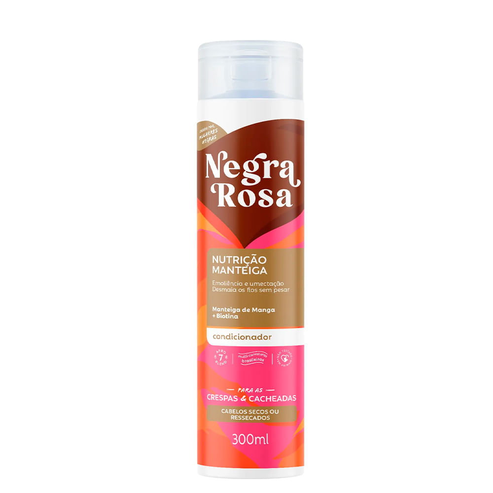 Condicionador Negra Rosa Nutrição Manteiga 300ml
