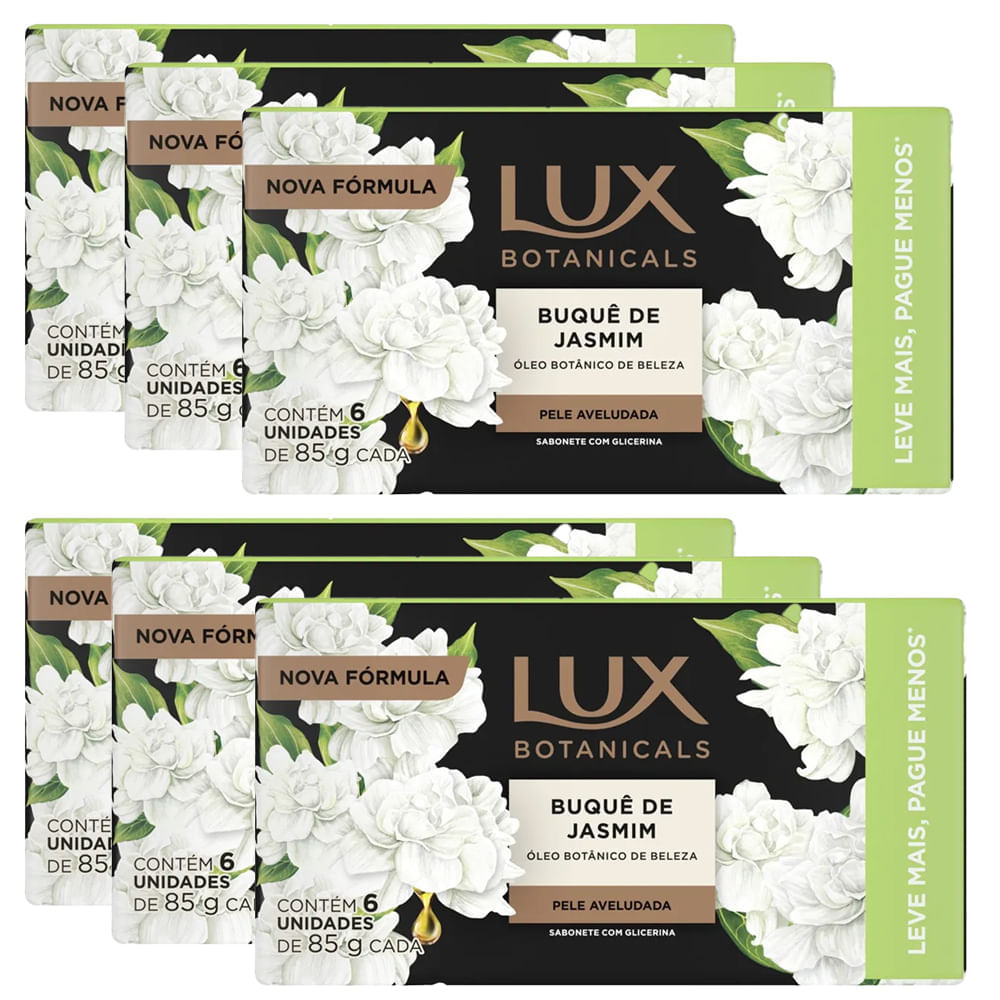 Kit Sabonete Em Barra Lux Botanicals Buquê Jasmim - 36 Unidades 85g
