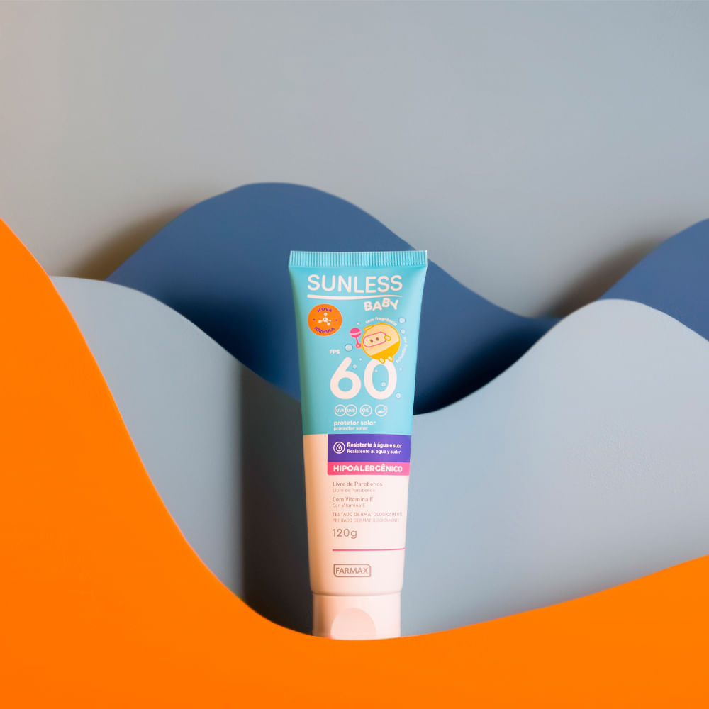 Protetor Solar Sunless Baby FPS 60 - 120g