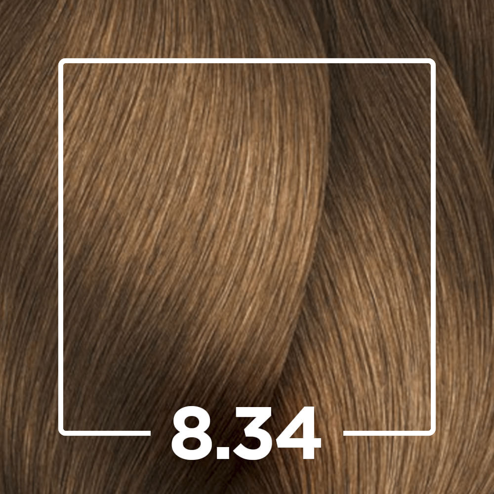 Tonalizante Dia Color L'Oréal Professionnel Cor 8.34 Louro Claro Dourado Acobreado