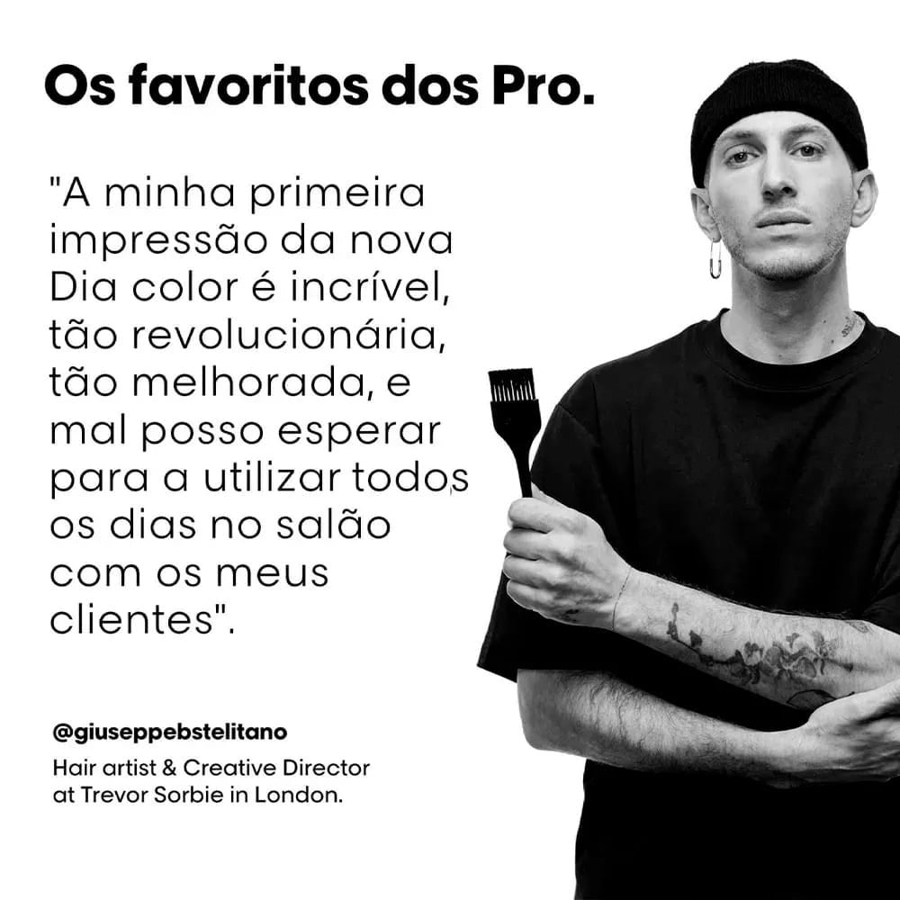 Tonalizante Dia Color L'Oréal Professionnel Cor 8.34 Louro Claro Dourado Acobreado