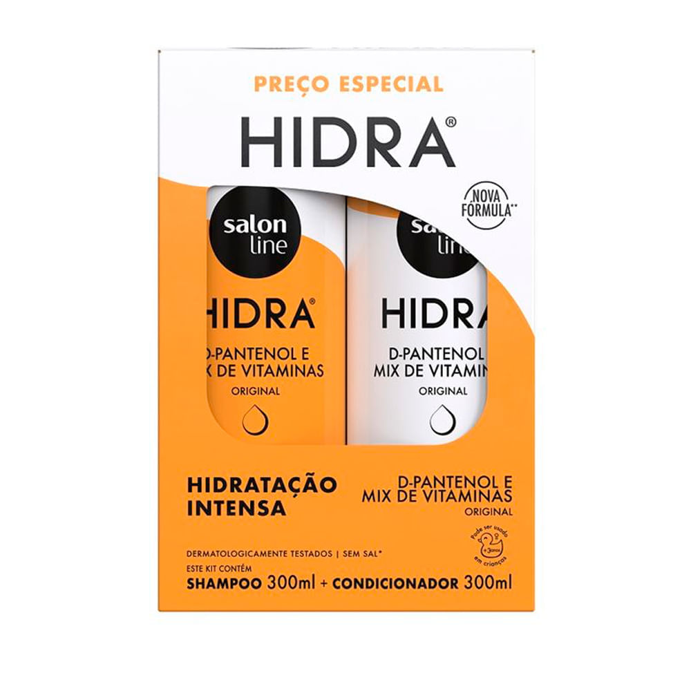 Kit Shampoo + Condicionador Salon Line Hidra Original 300ml
