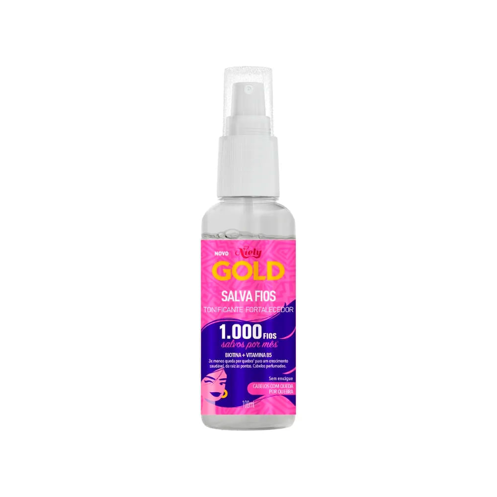 Tônico Capilar Niely Gold Salva Fios 100ml