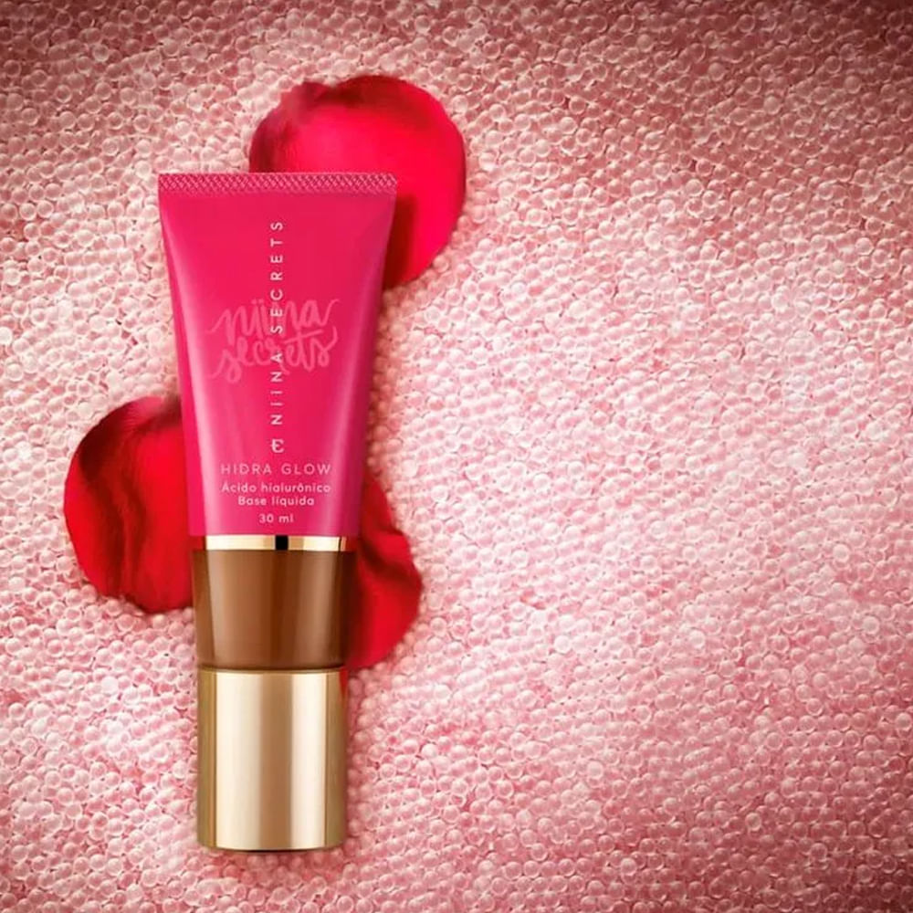 Base Líquida Eudora Niina Secrets Hidra Glow 30ml - Cor 65