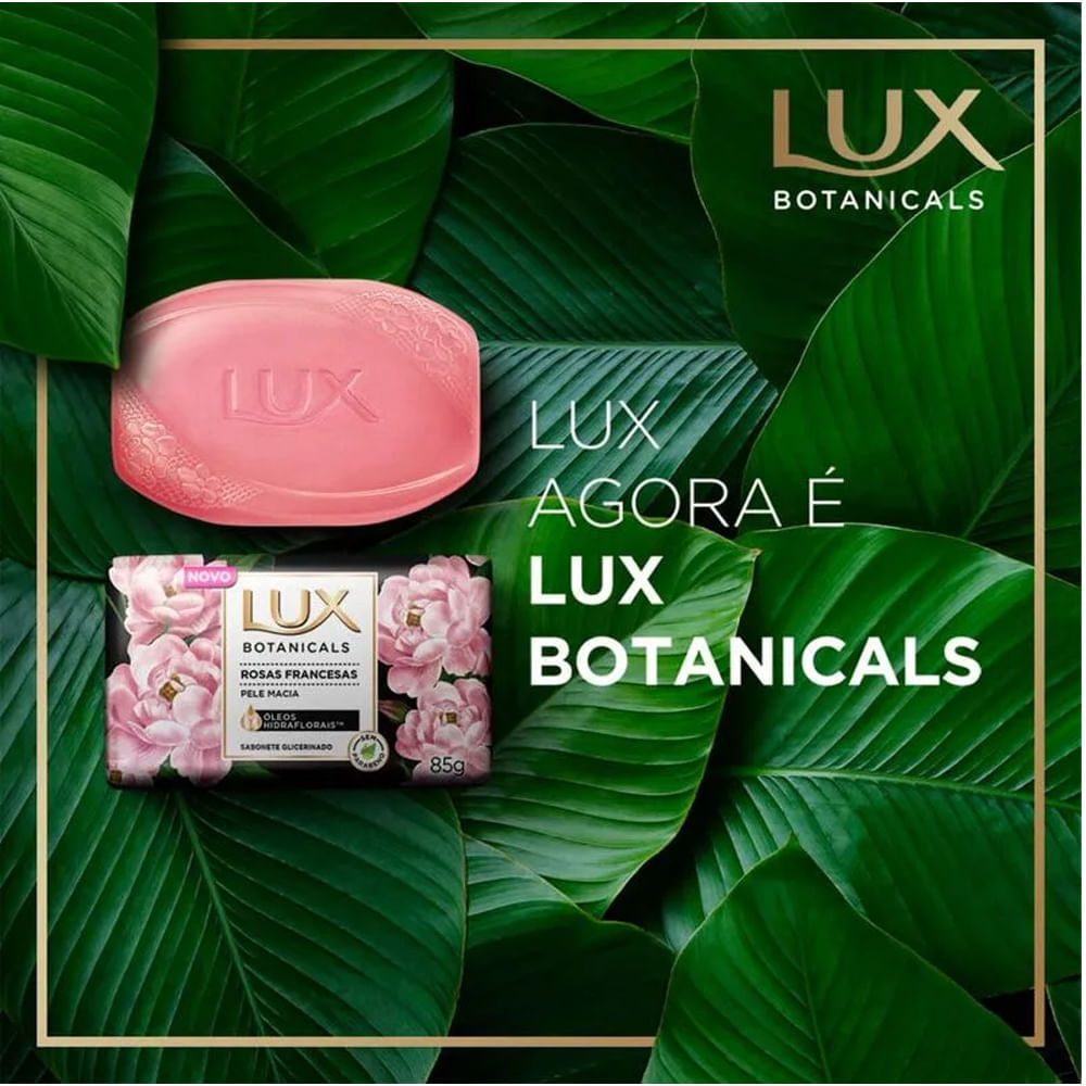Kit Sabonete Em Barra Lux Botanicals Rosas Francesas 24 Unidades 85g