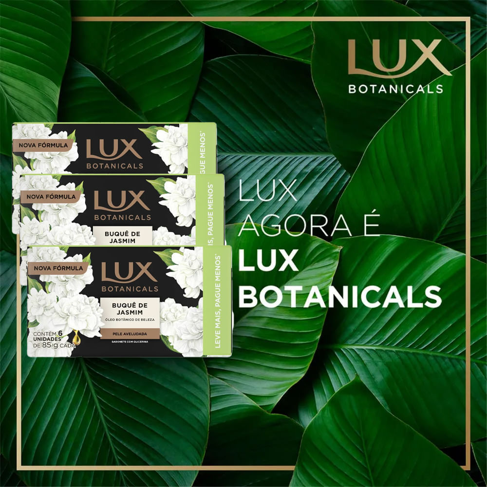 Kit Sabonete Em Barra Lux Botanicals Buquê Jasmim  18 Unidades 85g