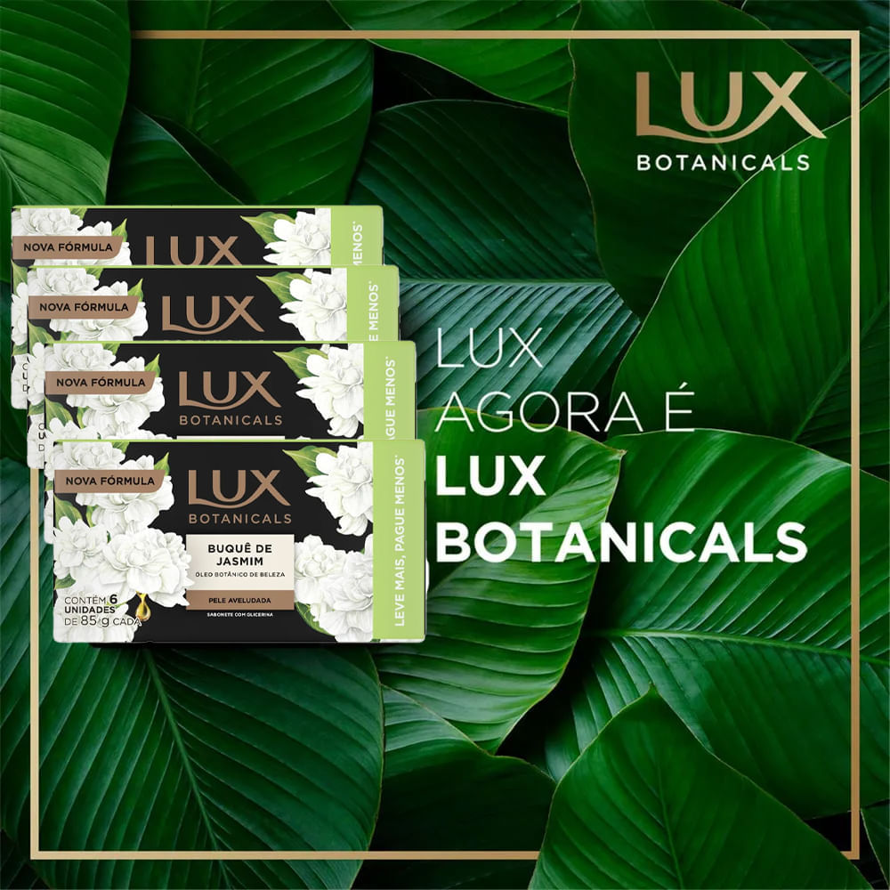 Kit Sabonete Em Barra Lux Botanicals Buquê Jasmim 24 Unidades 85g