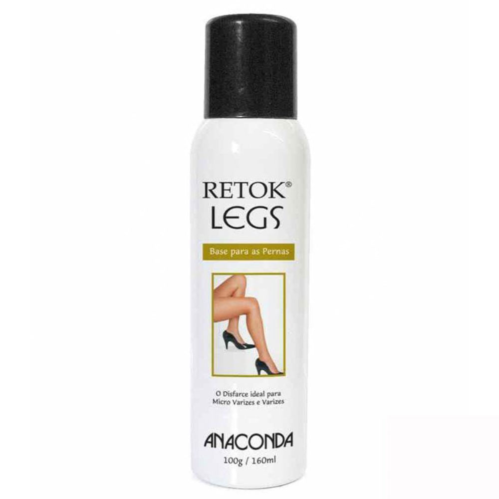 Maquiagem Para As Pernas Anaconda Aerosol Retok Legs Escuro
