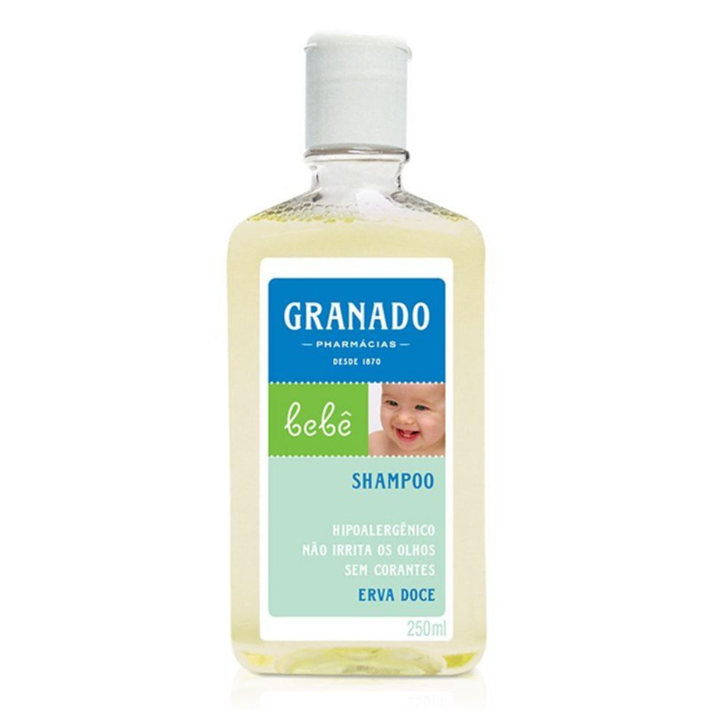 Shampoo Glicerinado Granado Bebê Erva Doce 250ml