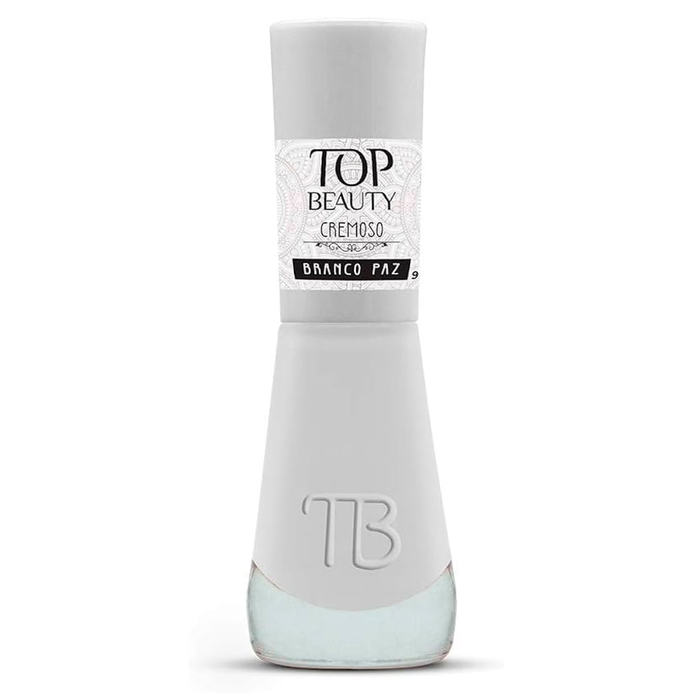 Esmalte Top Beauty Premium Branco Paz