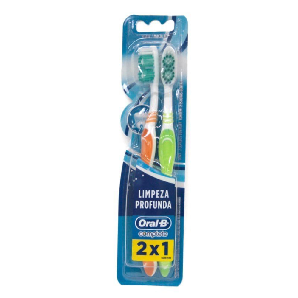 Escova Dental Oral B Complete Macia 40 Leve 2 Pague 1