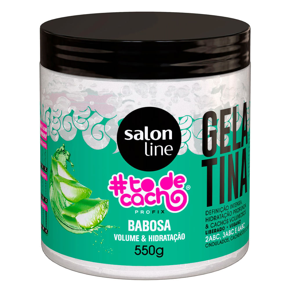 Gelatina Salon Line To De Cachos Babosa 550g