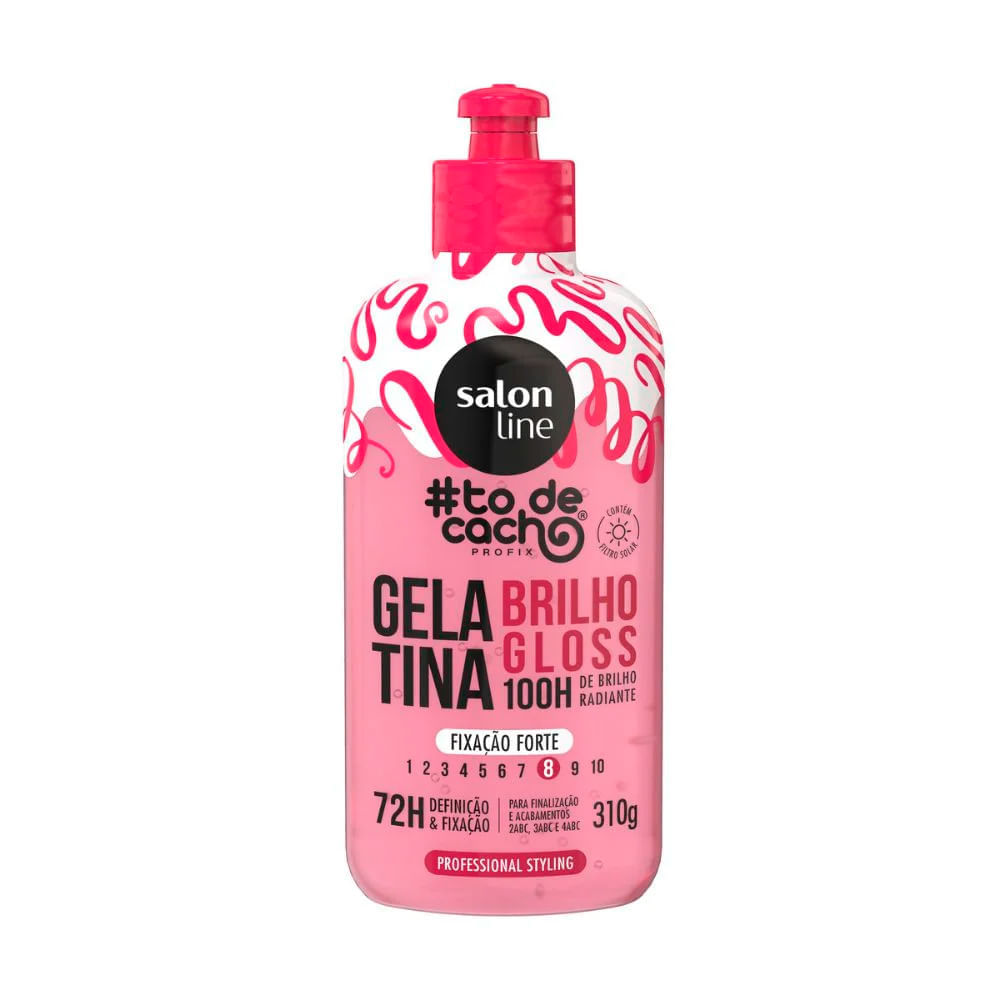 Gelatina Salon Line Todecacho Brilho Gloss 310g