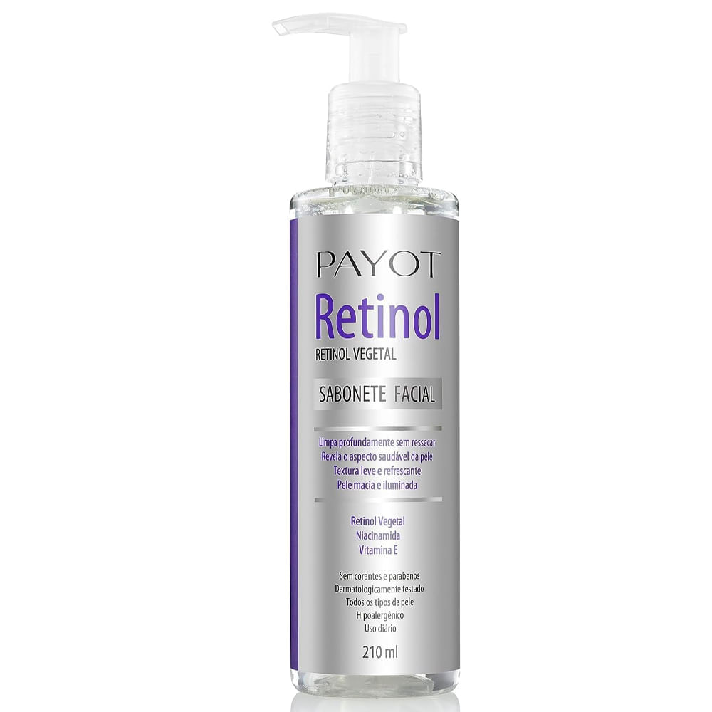 Sabonete Líquido Facial Payot Retinol Vegetal 210ml